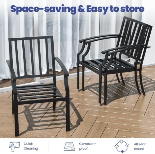 8 PCS Outdoor Patio Dining Set - Image 6