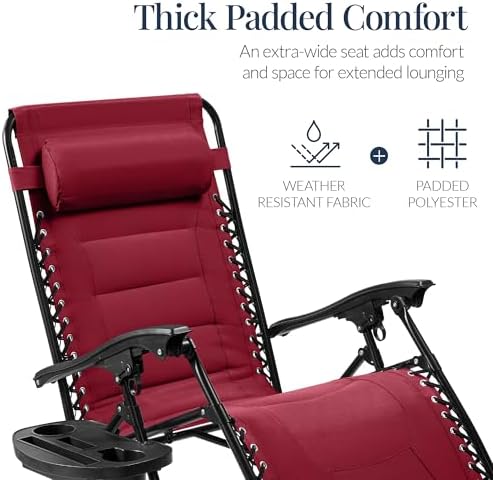 Best Choice Products Oversized Padded Zero Gravity Chair Recliner - Image 4