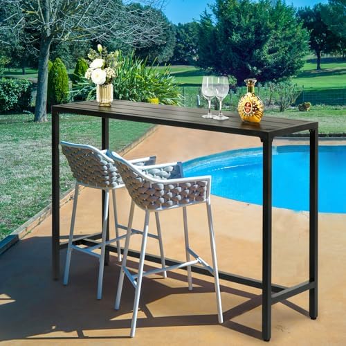 Vasitelan Outdoor Bar Table, Patio Console Pub Height - Image 6