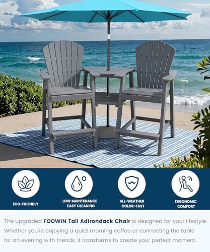 Tall Adirondack Chairs Set of 4 - Image 4