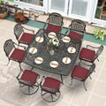 9-Piece Outdoor Patio Dining Set by MEETWARM
