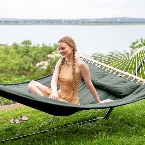 SUNCREAT Standing Hammock with 15 ft Stand, Hammock - Image 2
