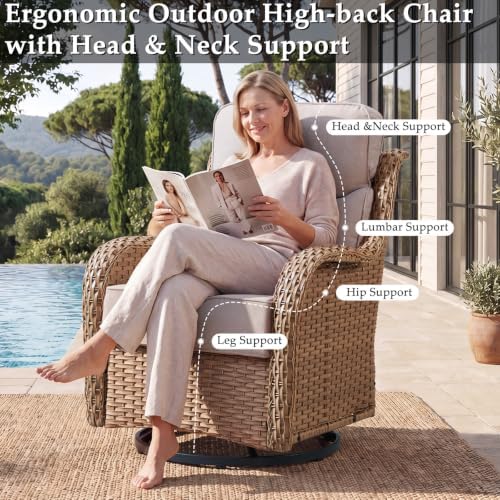 Luxury High Back Patio Furniture Set - Image 2