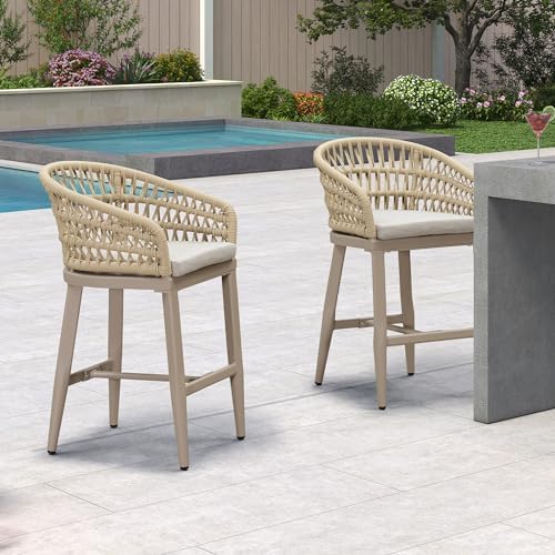PURPLE LEAF 24" Bar Stools Set of 4 - Image 2
