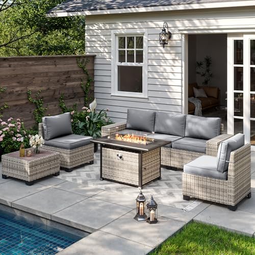Outdoor Patio Furniture Set PE Wicker Rattan Outdoor Sectional Sofa by MuphyersPatioFurniture
