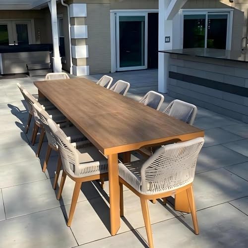 PURPLE LEAF 11 Pieces Patio Dining Set by PURPLELEAF