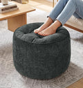 Hobestluk Round Oversized Ottoman Foot Leg Rest Under Desk by YourHomeDeservesMore