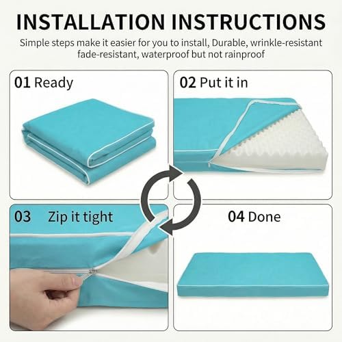Outdoor Twin Porch Mattress Cover - Image 6