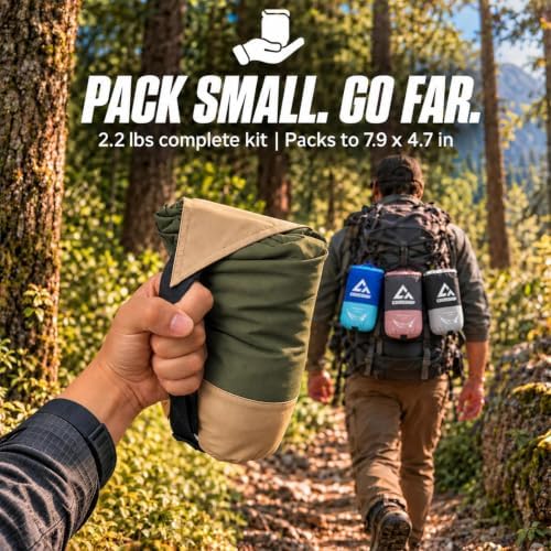 Portable Camping Hammock, with Durable Tree Straps - Image 3