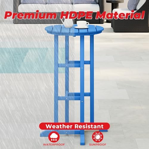 Outdoor Bar Table, Patio Bar Table Bistro Dining Table Pub Table - Image 5