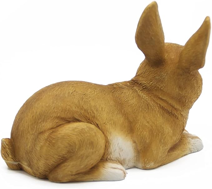 Hide a Key Rabbit Figurines Bunny Statue Polyresin Rabbit Ornament Rabbit Outdoor Garden Statue