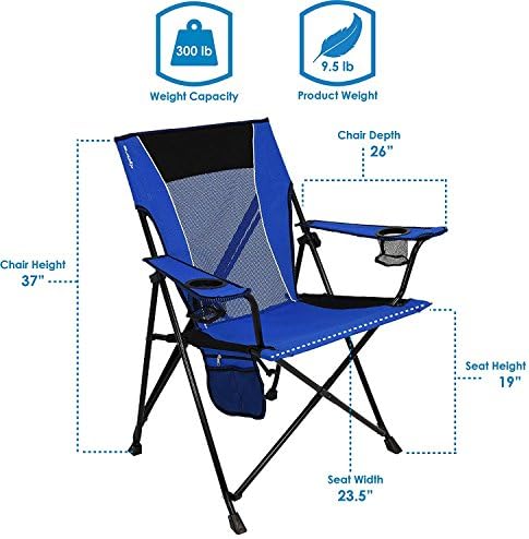 Kijaro Dual Lock Portable Camping Chairs - Image 4