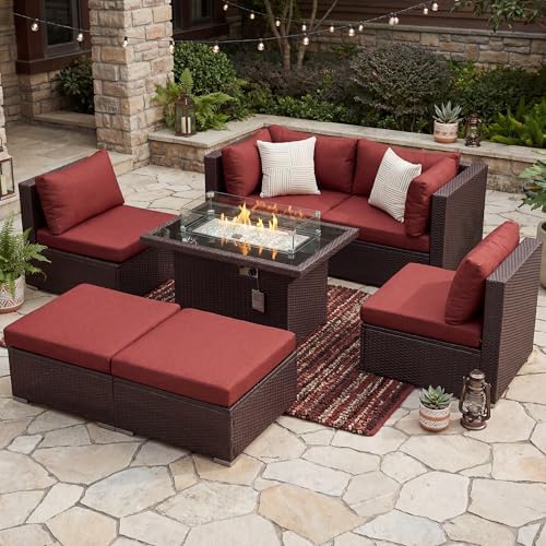 7 Piece Outdoor Sofa Sectional - Image 3