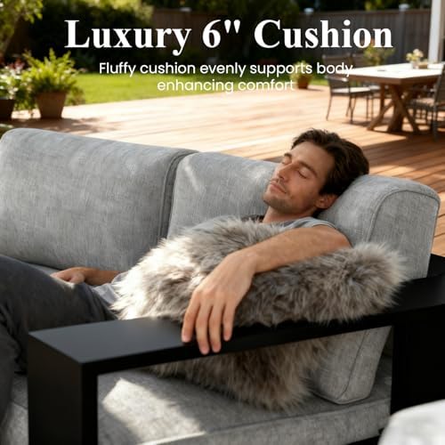 5 Piece Oversized Aluminum Outdoor Furniture Set - Image 4