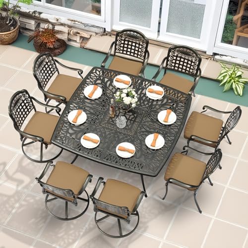 9-Piece Outdoor Patio Dining Set by MEETWARM