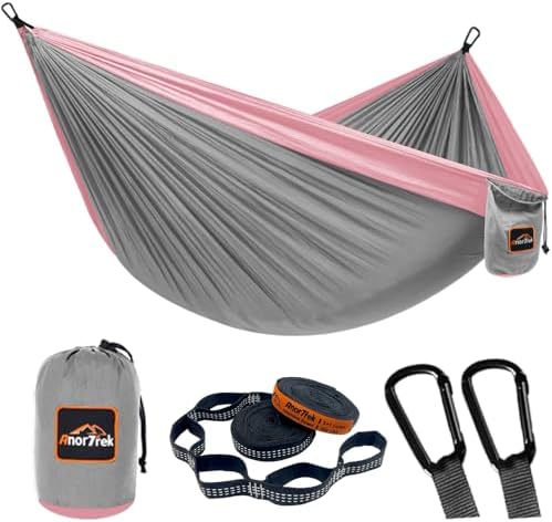 AnorTrek Camping Hammock, Super Lightweight Portable Parachute Hammock by AnorTrek