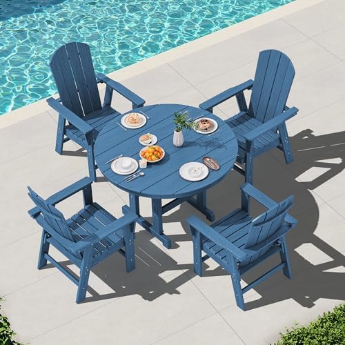 SERWALL 5-Piece Patio Dining Set - Image 6