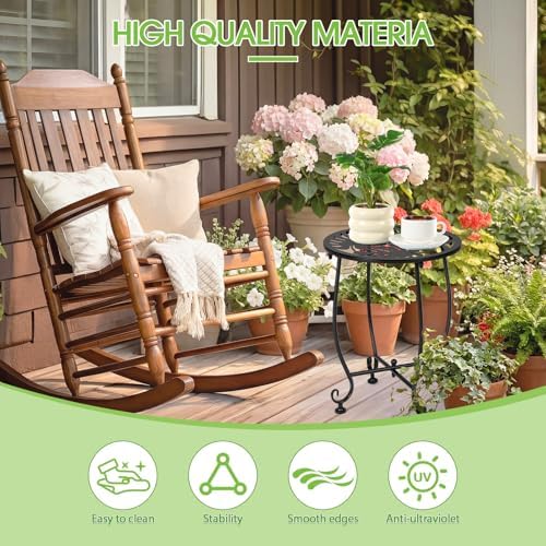 Thyle 2 Pcs Outdoor Side Table - Image 4