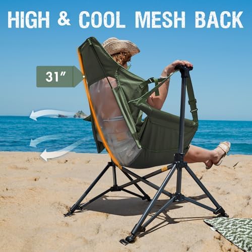 Portal Hammock Camping Chair, Mesh High Back, 400 lbs Adjustable - Image 7