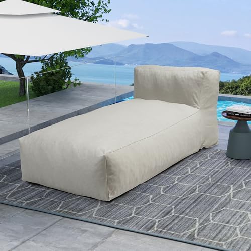 Dineli Chaise Lounge Chair Outdoor Bed Lounger Couch Sofa - Image 6