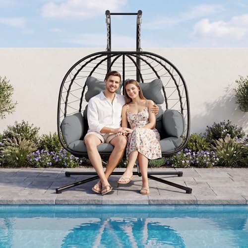 Bifanuo Double Hanging Egg Chair - Image 5