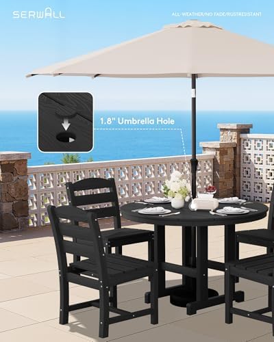 SERWALL 5-Piece Patio Dining Set - Image 2