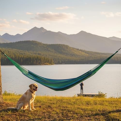 Sunnydaze Mayan XXL Double Heavy-Duty Hammock - Image 7