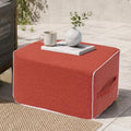 Patio Outdoor Ottoman & Footrest Pouf – All-in-One Foam-Filled Design, by Beawelkomjo