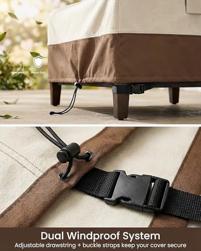 Outdoor Sofa Cover, Waterproof Patio Furniture Cover 76W x 32.7D x 33H inches - Image 6