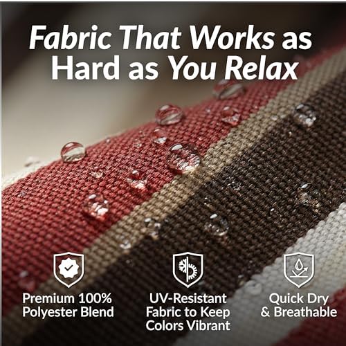 Sunnydaze Quilted Double Hammock - Image 3