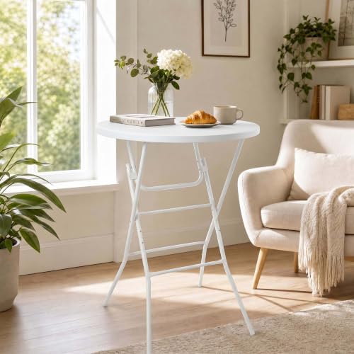 32 Inch Round Folding Cocktail Table - Image 7