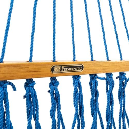 Original Pawleys Island Deluxe Coastal Blue DuraCord Rope Hammock – 13 ft. x 65 - Image 5