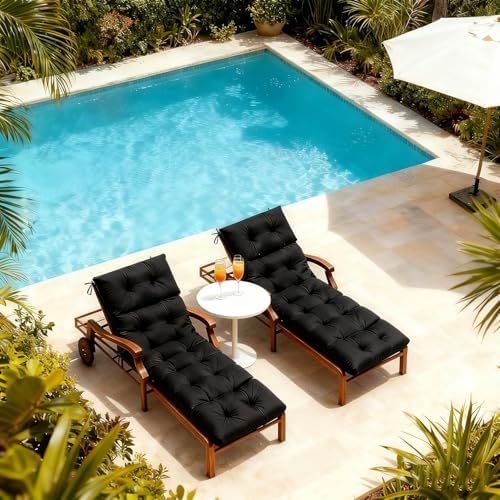 MTMR Chaise Lounge Cushion Outdoor, Patio Furniture Chair Pad, Waterproof - Image 3