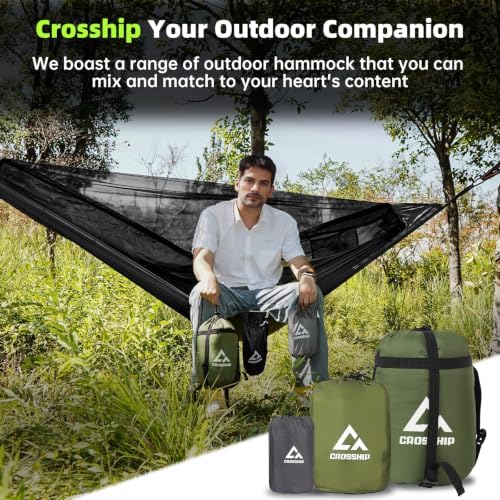 Camping Hammock with Mosquito Net - Image 3