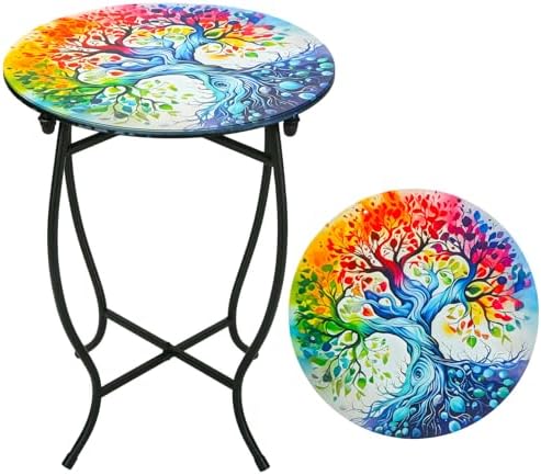 Outdoor Side Tables, Plant Stand by Weogot