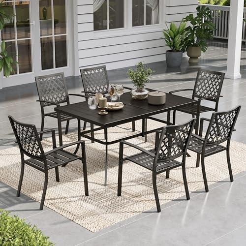 Sophia & William Patio Table and Chairs Set, Outdoor Dining Set by SophiaWilliam