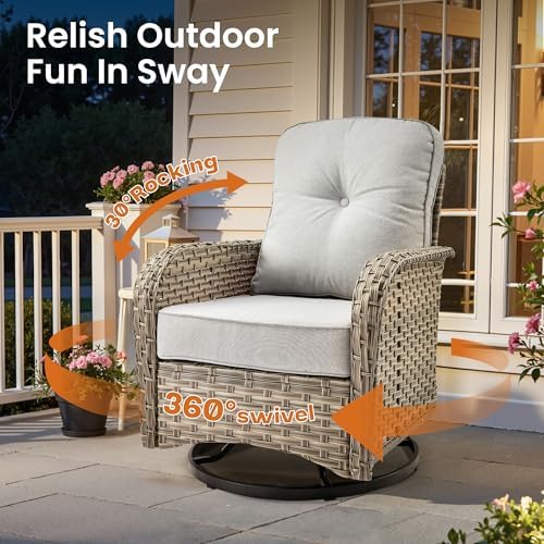 ovios 9 Piece Patio Sectional Furniture - Image 4