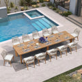 PURPLE LEAF 13 Pieces Patio Dining Set by PURPLELEAF
