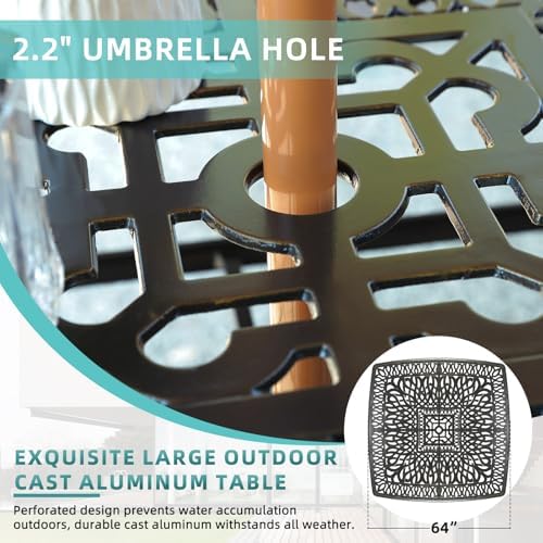 9-Piece Outdoor Patio Dining Set - Image 5