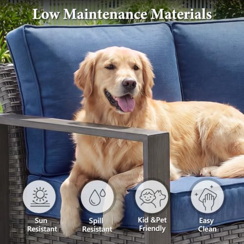 Metal Outdoor Patio Furniture Set - Image 6