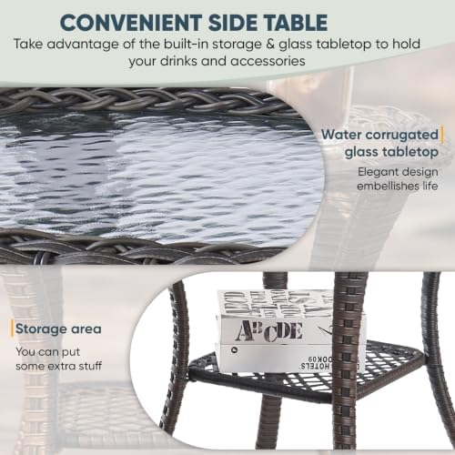 Belord Small Outdoor Side Table - Image 6