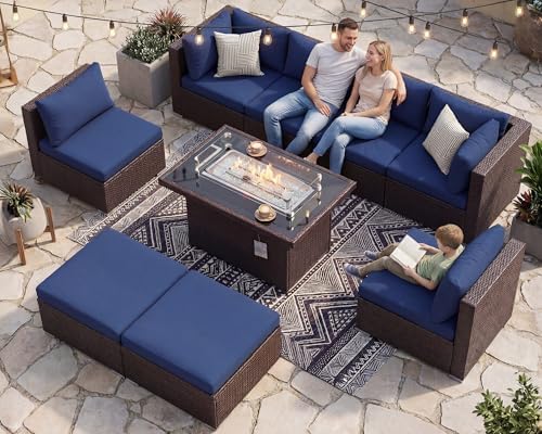 9 Piece Patio Furniture Set by NICESOUL