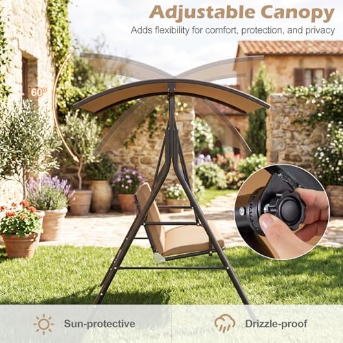 Tangkula 2 Person Porch Swing - Image 3