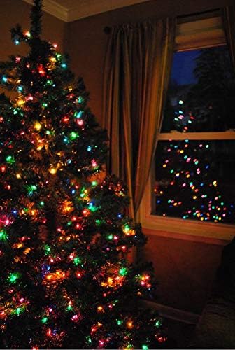 OZS 2PACK 164ft 400LED Extendable Color Changing Christmas String Lights Indoor/Outdoor, Waterproof 8 Modes Multicolor Christmas Tree Lights for Garden Christmas Decorations (Multicolor Light)