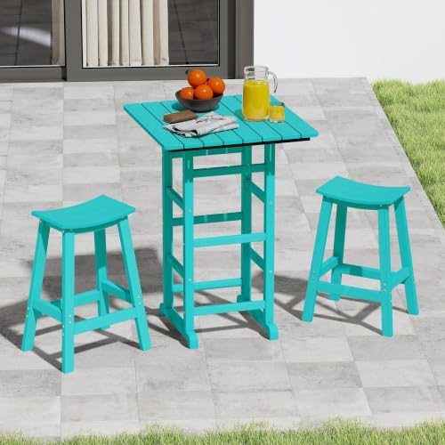 HDPE Bar Set 3 Pieces, 2 Bar Stools by nevilywood