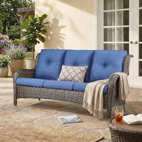 Pop Patio 3-Seater Sofa Outdoor Couch - Image 2