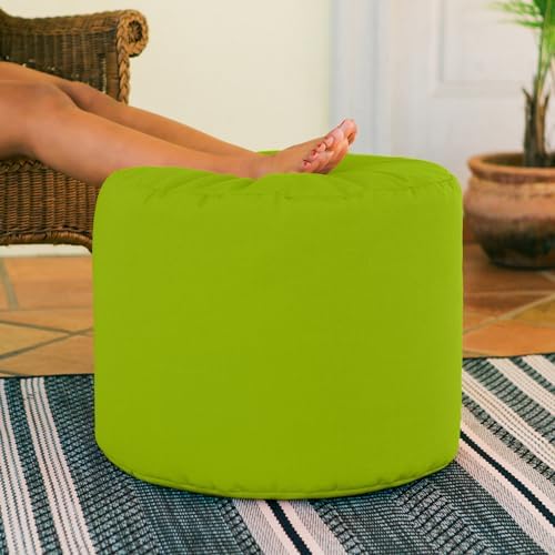 Jaxx Spring Indoor/Outdoor Bean Bag Pouf Ottoman - Image 7
