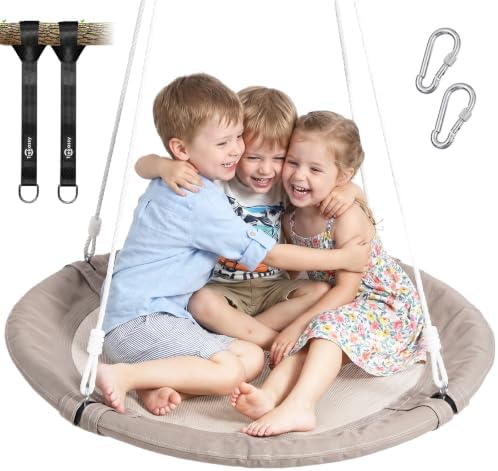 Trekassy 40" Saucer Tree Swing, 700LBS Heavy Duty Swing by Trekassy