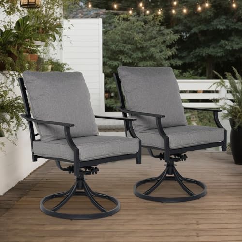 Grand patio Swivel Rocker Patio Dining Chairs Set of 2, Outdoor Chairs - Image 7