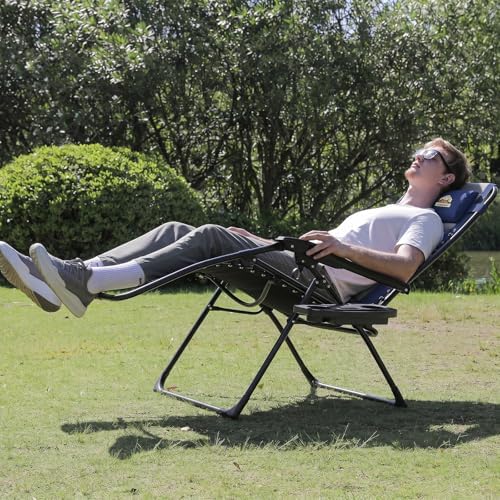 Oversized Zero Gravity Chairs Set of 2, 400-lb Capacity Recliner - Image 2